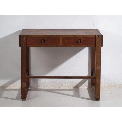 Antique Japanese Tsukue Writing Desk in Wood For Sale - Image 6 of 12