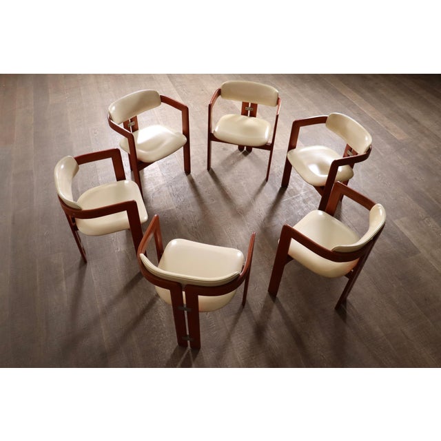 Pamplona Chairs by Augusto Savini for Pozzi, Italy, 1965, Set of 6 For Sale - Image 10 of 18