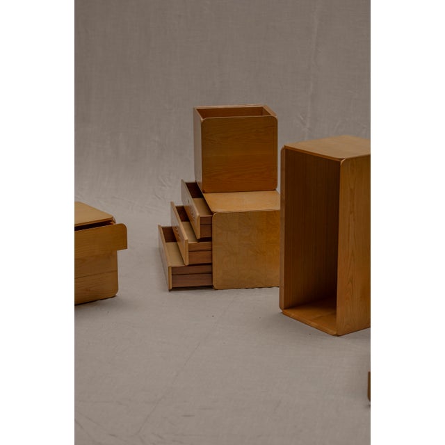 Samara Modular Sideboard attributed to Derk Jan de Vries, 1970s For Sale - Image 6 of 18