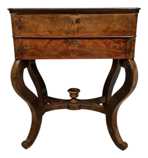 Empire-Charles X Mahogany Sewing Table, 1820