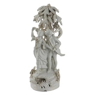 Sculptural Group in Porcelain from Capodimonte Factory For Sale