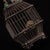 Wood Late 19th Century Ebony Wood Cricket Cage With Gemstone Inlay, 200g, 9" Tall For Sale - Image 7 of 9