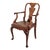 Circa 1880 George II Style Walnut Armchair, England For Sale