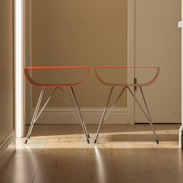 1990s Johnny Lim for Pure Design "Star69" Side Tables, Canada, 1997 – Pair For Sale - Image 5 of 16