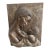 Bonded Bronze Sculptured 3 Dimensional Artwork of Mother & Child 24”x18”c1” (Very Heavy) For Sale