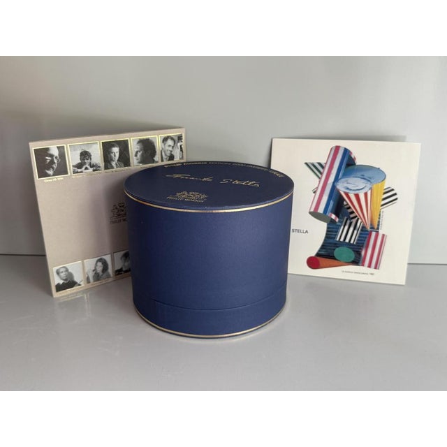 Ceramic Limited Edition Ashtray with Lid by Stella / Tasso for Philip Morris Rosenthal, 2000s, Set of 2 For Sale - Image 7 of 9