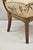 Antique Italian Neoclassical Style Carved Arrow Walnut Low Boudoir Slipper Chair For Sale In Philadelphia - Image 6 of 12