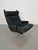 Vintage black alcantara lounge chair by bruno mathsson for dux 1960s beautiful alcantara leather swivel armchair by bruno...