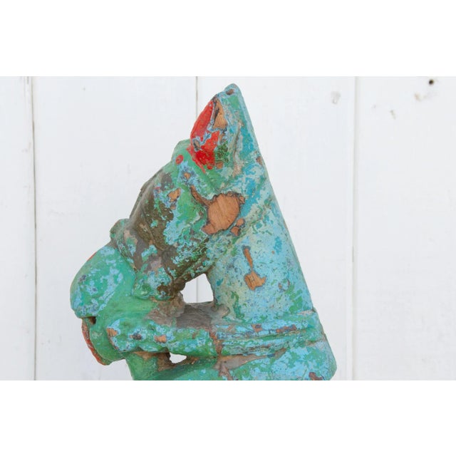 Antique Temple Horse Head Bust For Sale In Los Angeles - Image 6 of 9