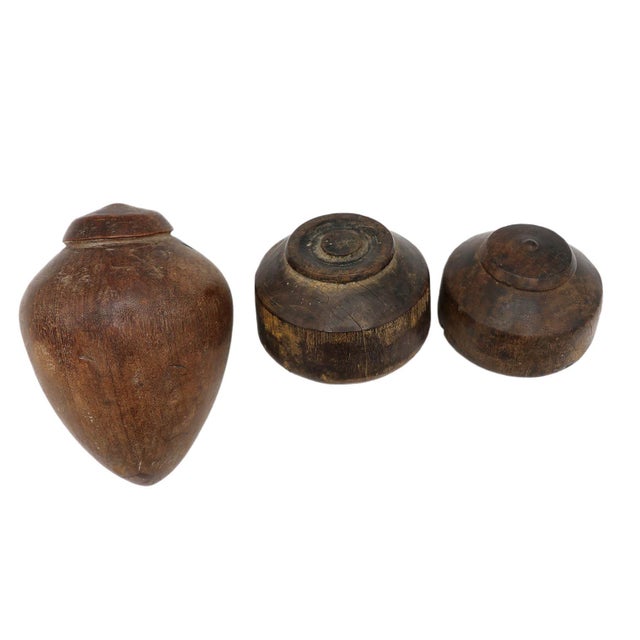 Asian Vintage Spinning Wooden Top For Sale - Image 3 of 4
