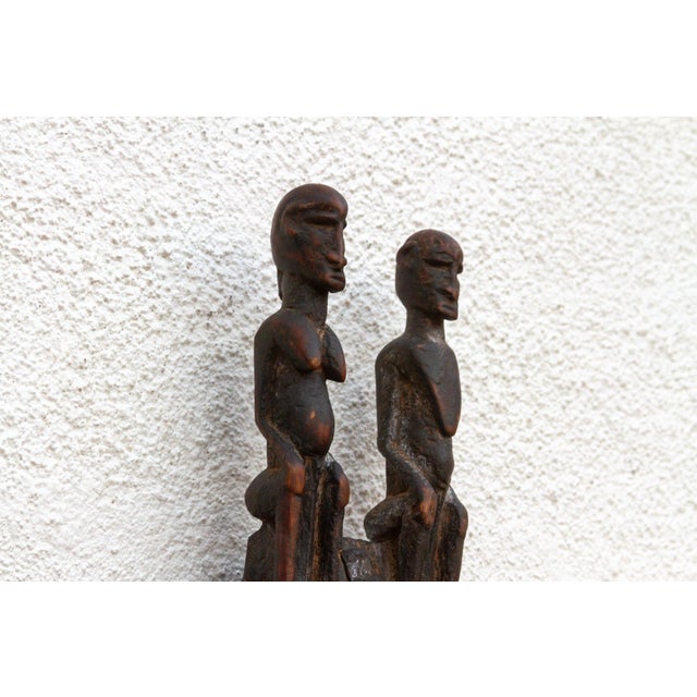 African Baule Spirit Guardians Antique Door Lock For Sale - Image 3 of 7