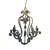 Metal Early 20th Century Wrought Iron Chandelier 36" For Sale - Image 7 of 11