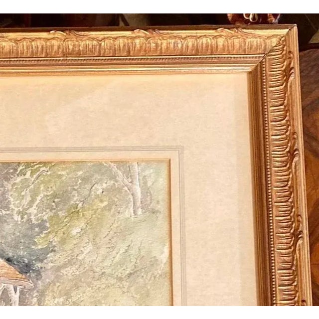 Original Pair of English Watercolor/Sketches C. 1854, 1855, Ellen Dumbleton For Sale - Image 9 of 12