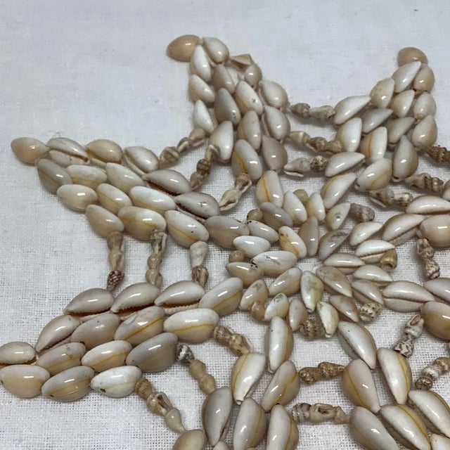 Boho Chic Vintage Sea Shell Starfish Design Trivet For Sale - Image 3 of 5