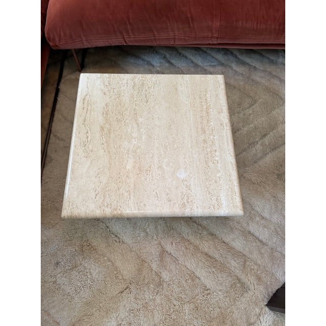 Stone Vintage Stackable Travertine Coffee Tables For Sale - Image 7 of 7
