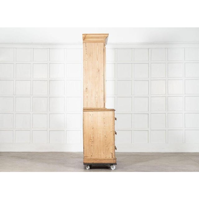 English Pine Linen Cupboard, 19th Century For Sale - Image 8 of 18