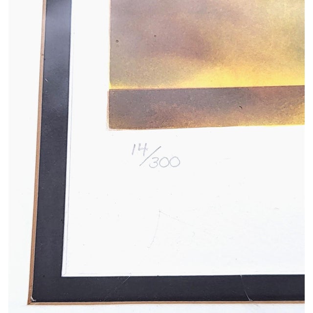 Rare Hand Signed Salvador Dali Lithograph "Railway Station at Perpignan" Ap 14/300 For Sale - Image 4 of 16