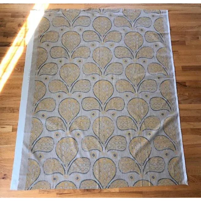 Textile Peter Fasano Hand Printed Argus Fabric - 2 Yards For Sale - Image 7 of 8
