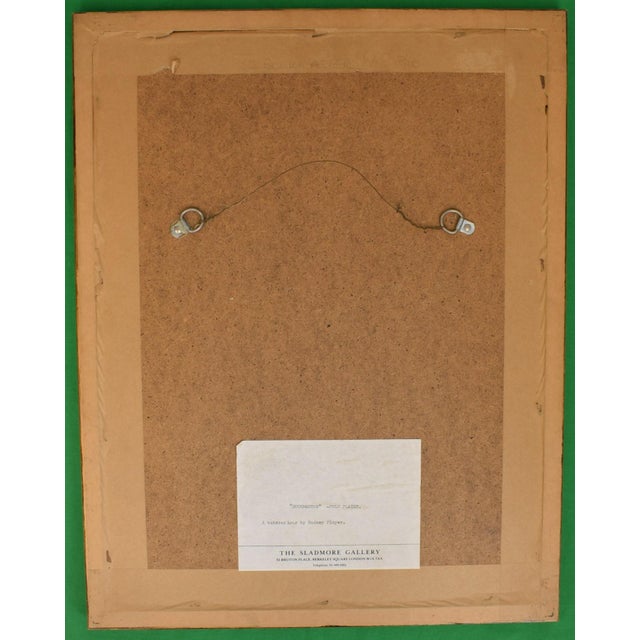A Portrait of Walter Selby Buckmaster C1910 Watercolour by Rodney Player (British) For Sale In New York - Image 6 of 6