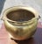 Rustic European Large Russian Hand Hammered Brass Two Handle Footed Jardiniere Planter For Sale - Image 3 of 8