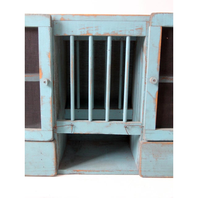 Vintage Painted Counter Top Cabinet For Sale - Image 6 of 12