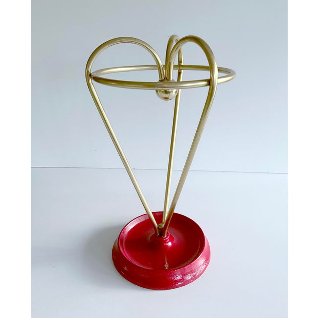 Metal Vintage Umbrella Stand, 1950s For Sale - Image 7 of 12