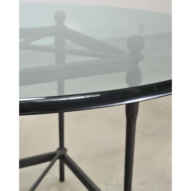 Michael Taylor Montecito Round Center or Garden Dining Table For Sale - Image 17 of 18