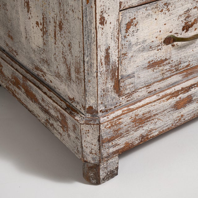 Shabby Chic Chest of Drawers, Antique, France, 19th Century For Sale - Image 12 of 15