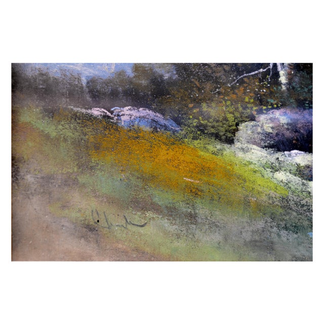 1910s Early 20th Century Tonalist Pastel Landscape by William Henry Chandler For Sale - Image 5 of 6