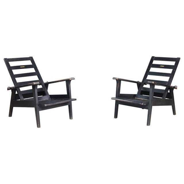 Mid-Century Modern Oak Lounge Chairs attributed to Antonín Heythum, Prague, 1930s, Set of 2 For Sale - Image 9 of 9