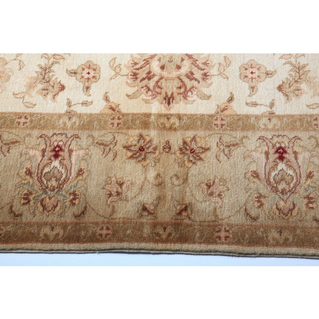 HandMade Turkish Oushak New Product Wool Rug -6' 7'' X 7' 6'' For Sale - Image 10 of 12