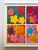 This Andy Warhol Estate very rare vintage 1989 first edition offset lithograph print monumental extra large custom framed...