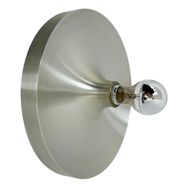 Large Mid-Century Disc Lamp attributed to Charlotte Perriand for Les Arcs, 1970s For Sale
