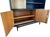 Brown Mid-Century Modern Walnut Storage Cabinet / Credenza With Black Frame, 1950s For Sale - Image 8 of 17