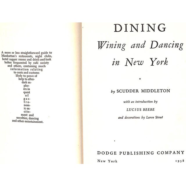 MIDDLETON, Scudder [165] pp. Dodge Publishing Company 1938 First Edition 7 3/4" x 5 1/2" Decorations by Loren Stout w/ an...