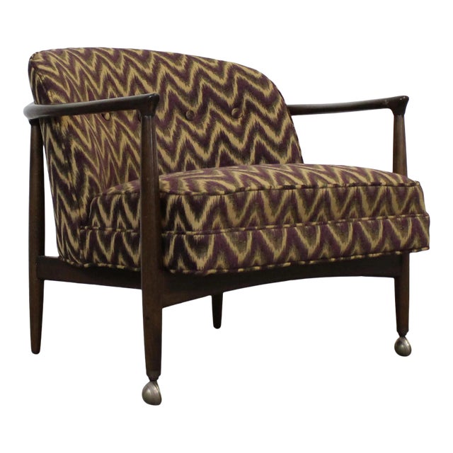 Mid-Century Danish Modern Finn Andersen for Selig Designer Club Chair For Sale