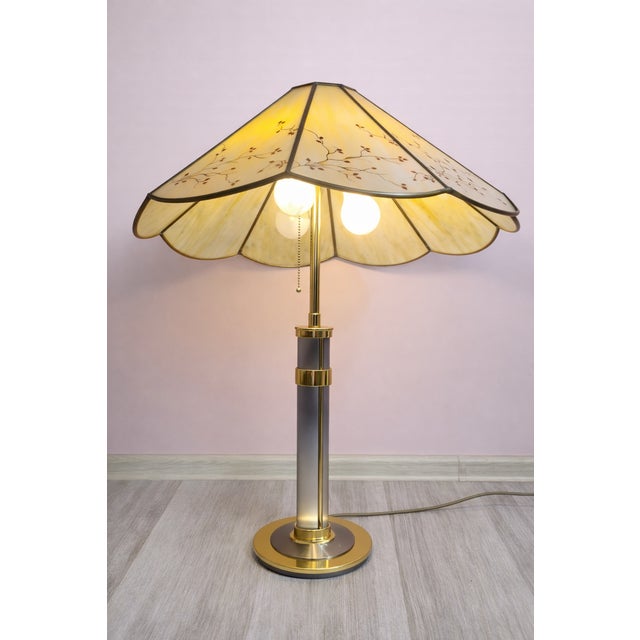 Cream Model 16457 Table Lamp in Brass from B+M Leuchten, Germany, 1990s For Sale - Image 8 of 11