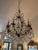 Vintage Rock and Cut Crystal Chandelier For Sale - Image 4 of 9