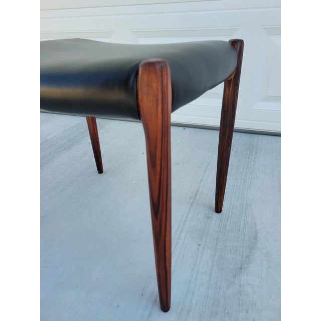 Mid 20th Century Rosewood j.l. Moller Stool For Sale - Image 11 of 12