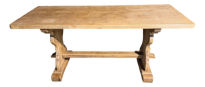 Small Oak Farmhouse Dining Table, 1925