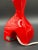 Mid-Century Modern Sculptural Mid-Century Porcelain Lamp in the style of Heifetz, Space Age, Red For Sale - Image 3 of 15