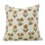 Fabdivine Handmade Block Printed Cushion Cover 20x20 Inch Viscose Linen- Kirti For Sale