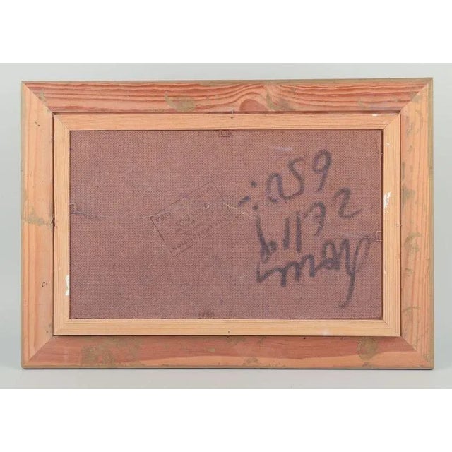 Louis Zelig, Abstract Composition, Oil on Panel For Sale - Image 7 of 8