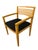 Vintage 1990's Knoll Solid Wood Arm Chairs - Set of 2 For Sale In Philadelphia - Image 6 of 9