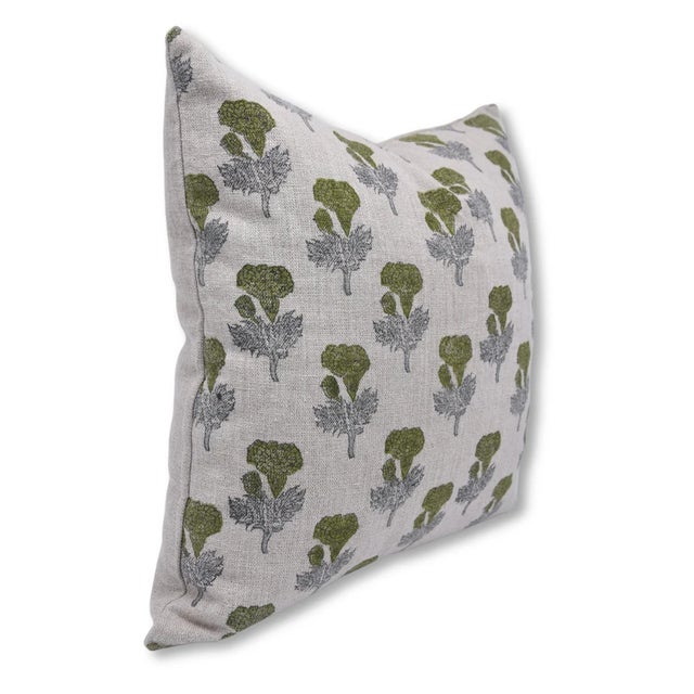 Enhance your space with the timeless charm of our Manmohan Block Print Cushion Cover. Crafted from thick linen, this...
