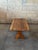 Tan Brutalist Oak Coffee Table by De Puydt For Sale - Image 8 of 12