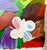 Abstract Jim Drain, Colorful Mixed Media Collage Painting Miami Artist Jim Drain Abstract Flowers For Sale - Image 3 of 15