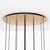 Contemporary Cluster 13 Mix Brass Hanging Lamp by Schwung For Sale - Image 3 of 18