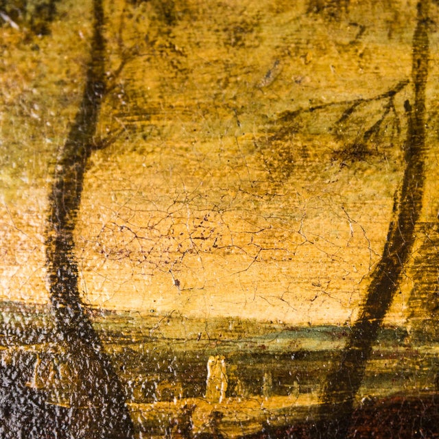 After Claude Lorrain, Landscape, 1800s, Oil on Canvas For Sale - Image 7 of 15