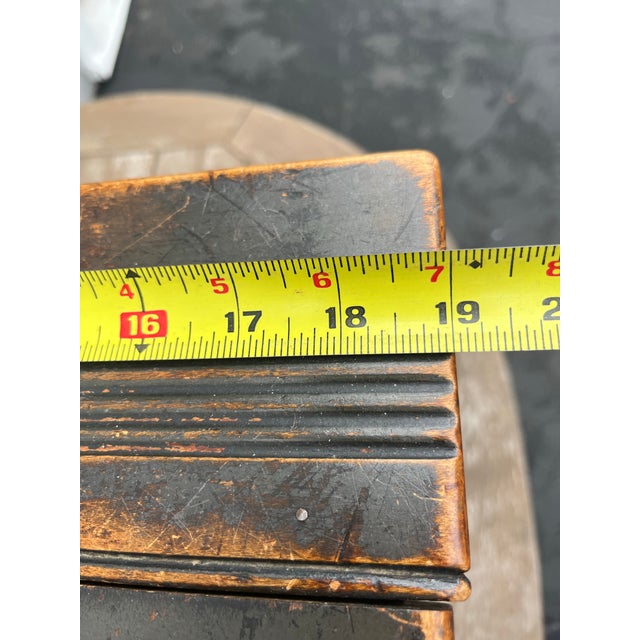 Early 20th Century Hand Carved Victorian Era Chest For Sale - Image 9 of 12